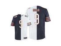 Men Nike NFL Chicago Bears #9 Robbie Gould TeamRoad Two Tone Limited Jersey