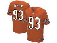 Men Nike NFL Chicago Bears #93 Will Sutton Authentic Elite Orange Jersey