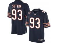 Men Nike NFL Chicago Bears #93 Will Sutton Home Navy Blue Limited Jersey