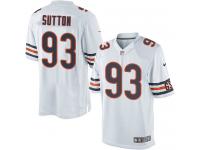 Men Nike NFL Chicago Bears #93 Will Sutton Road White Limited Jersey