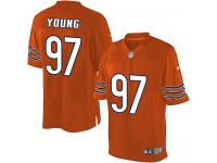 Men Nike NFL Chicago Bears #97 Willie Young Orange Limited Jersey
