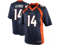 Men Nike NFL Denver Broncos #14 Cody Latimer Navy Blue Limited Jersey