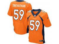 Men Nike NFL Denver Broncos #59 Danny Trevathan Authentic Elite Home Orange Jersey