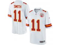 Men Nike NFL Kansas City Chiefs #11 Alex Smith Road White Limited Jersey