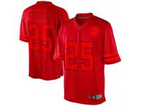 Men Nike NFL Kansas City Chiefs #25 Jamaal Charles Red Drenched Limited Jersey