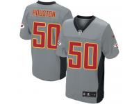 Men Nike NFL Kansas City Chiefs #50 Justin Houston Grey Shadow Limited Jersey
