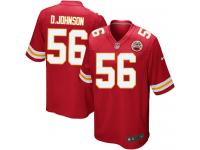 Men Nike NFL Kansas City Chiefs #56 Derrick Johnson Home Red Game Jersey
