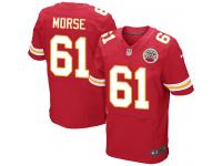 Men Nike NFL Kansas City Chiefs #61 Mitch Morse Authentic Elite Home Red Jersey