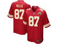 Men Nike NFL Kansas City Chiefs #87 Travis Kelce Home Red Game Jersey