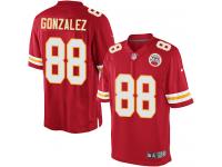 Men Nike NFL Kansas City Chiefs #88 Tony Gonzalez Home Red Limited Jersey