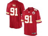 Men Nike NFL Kansas City Chiefs #91 Tamba Hali Home Red Limited Jersey