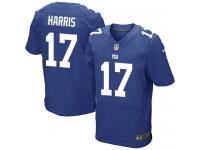 Men Nike NFL New York Giants #17 Dwayne Harris Authentic Elite Home Royal Blue Jersey