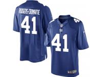 Men Nike NFL New York Giants #41 Dominique RodgersCromartie Home Royal Blue Limited Jersey