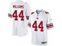 Men Nike NFL New York Giants #44 Andre Williams Road White Limited Jersey