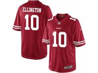 Men Nike NFL San Francisco 49ers #10 Bruce Ellington Home Red Limited Jersey