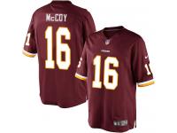 Men Nike NFL Washington Redskins #16 Colt McCoy Home Burgundy Red Limited Jersey