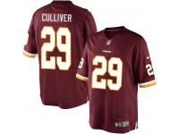 Men Nike NFL Washington Redskins #29 Chris Culliver Home Burgundy Red Limited Jersey