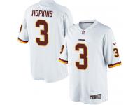 Men Nike NFL Washington Redskins #3 Dustin Hopkins Road White Limited Jersey