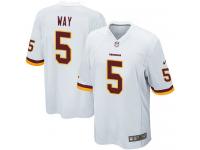 Men Nike NFL Washington Redskins #5 Tress Way Road White Game Jersey