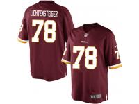 Men Nike NFL Washington Redskins #78 Kory Lichtensteiger Home Burgundy Red Limited Jersey