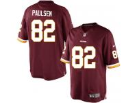 Men Nike NFL Washington Redskins #82 Logan Paulsen Home Burgundy Red Limited Jersey