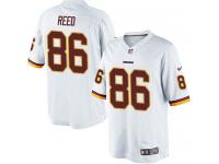 Men Nike NFL Washington Redskins #86 Jordan Reed Road White Limited Jersey