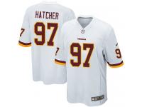 Men Nike NFL Washington Redskins #97 Jason Hatcher Road White Game Jersey