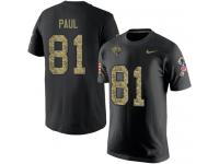 Men Nike Niles Paul Black Camo Salute to Service - NFL Jacksonville Jaguars #81 T-Shirt