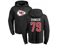 Men Nike Parker Ehinger Black Name & Number Logo - NFL Kansas City Chiefs #79 Pullover Hoodie