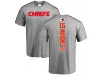Men Nike Patrick Mahomes II Ash Backer - NFL Kansas City Chiefs #15 T-Shirt