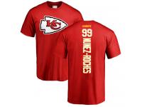 Men Nike Rakeem Nunez-Roches Red Backer - NFL Kansas City Chiefs #99 T-Shirt