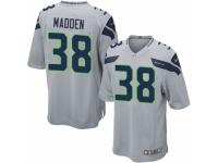 Men Nike Seattle Seahawks #38 Tre Madden Game Grey Alternate NFL Jersey