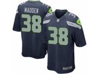 Men Nike Seattle Seahawks #38 Tre Madden Game Navy Blue Team Color NFL Jersey