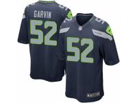 Men Nike Seattle Seahawks #52 Terence Garvin Game Navy Blue Team Color NFL Jersey