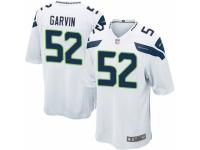 Men Nike Seattle Seahawks #52 Terence Garvin Game White NFL Jersey