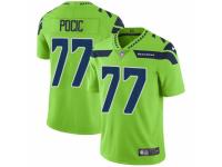 Men Nike Seattle Seahawks #77 Ethan Pocic Elite Green Rush Vapor Untouchable NFL Jersey