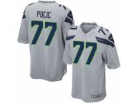 Men Nike Seattle Seahawks #77 Ethan Pocic Game Grey Alternate NFL Jersey