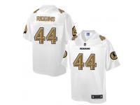 Men Nike Washington Redskins #44 John Riggins White-Gold Game Jersey