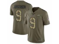 Men Nike Washington Redskins #9 Sonny Jurgensen Limited Olive/Camo 2017 Salute to Service NFL Jersey