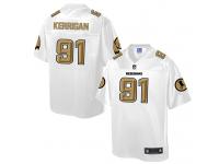 Men Nike Washington Redskins #91 Ryan Kerrigan White-Gold Game Jersey