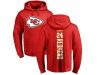 Men Nike Will Redmond Red Backer - NFL Kansas City Chiefs #24 Pullover Hoodie