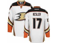 Men Reebok Anaheim Ducks #17 Ryan Kesler Premier White Away NHL Jersey