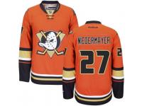 Men Reebok Anaheim Ducks #27 Scott Niedermayer Premier Orange Third NHL Jersey