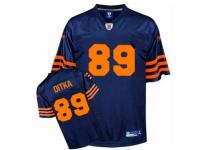 Men Reebok Chicago Bears #89 Mike Ditka Blue Orange 1940s Replica Throwback NFL Jersey