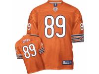 Men Reebok Chicago Bears #89 Mike Ditka Orange Authentic Throwback NFL Jersey