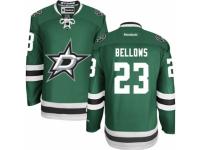 Men Reebok Dallas Stars #23 Brian Bellows Premier Green Home NHL Jersey