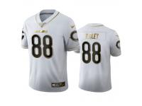 Men Riley Ridley Bears White 100th Season Golden Edition Jersey