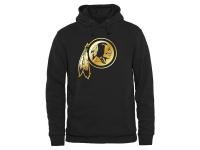 Men Washington Redskins Pro Line Black Gold Collection Pullover Hoodie