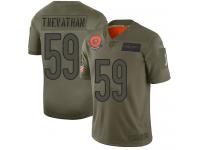 Men's #59 Limited Danny Trevathan Camo Football Jersey Chicago Bears 2019 Salute to Service