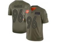 Men's #96 Limited Shelby Harris Camo Football Jersey Denver Broncos 2019 Salute to Service